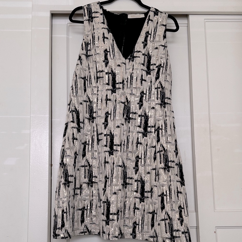 Everleigh Black and Silver Mini Dress